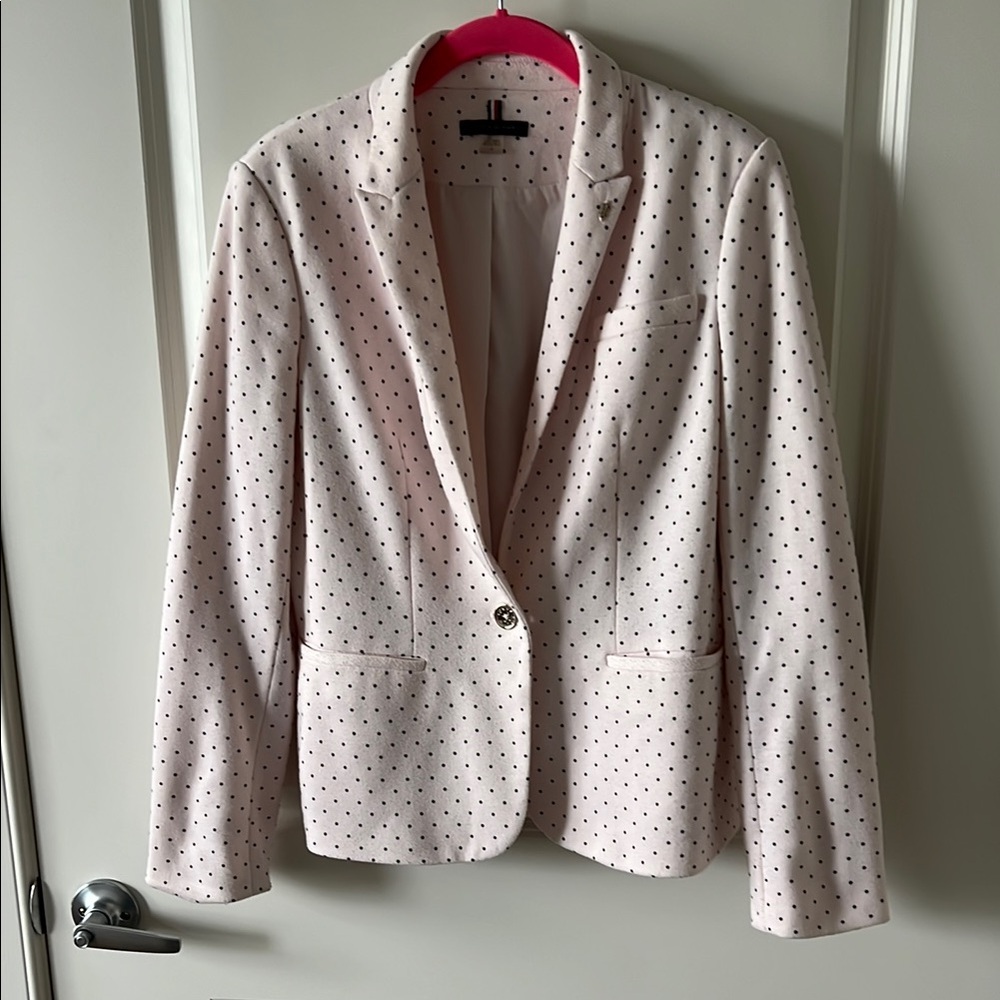 Polka Dot Blazer - Pink & Navy (EUC)